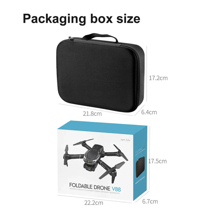Unisex Mini Drone med 8K HD Kamera och GPS
