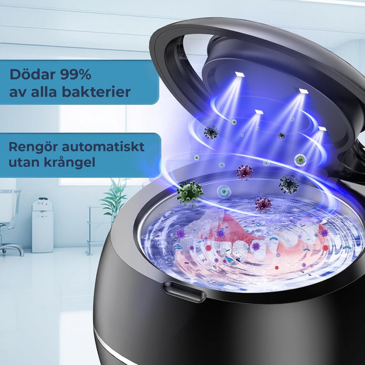 Kompakt Ultralydrenser för Proteser med UV-Sterilisering