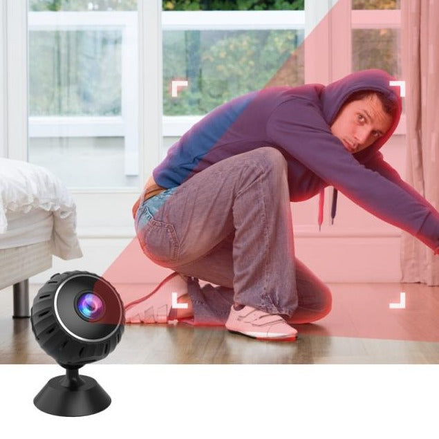 WiFi Mini-Sikkerhetskamera med 1080P HD