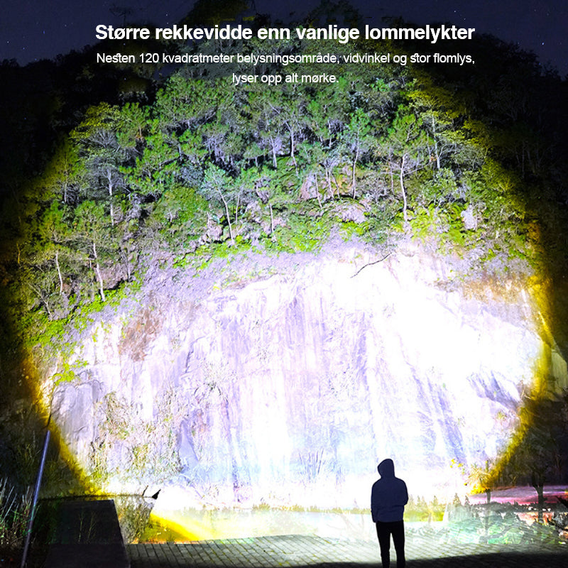 Zoombar LED-lommelykt - 1000 Lumen | USB-C Laddning