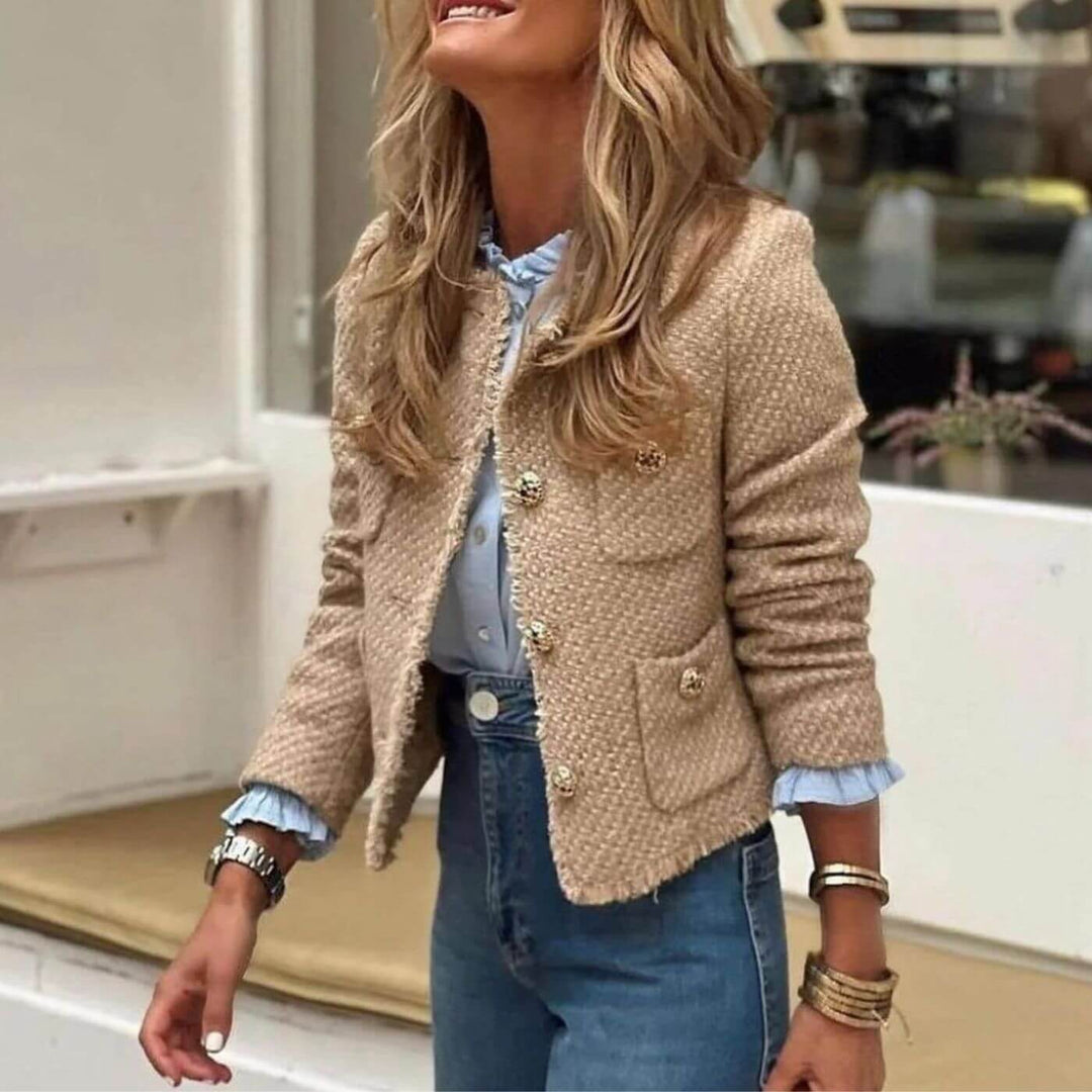 Elegant jacka - Kort | Perfekt för Vårens Outfit