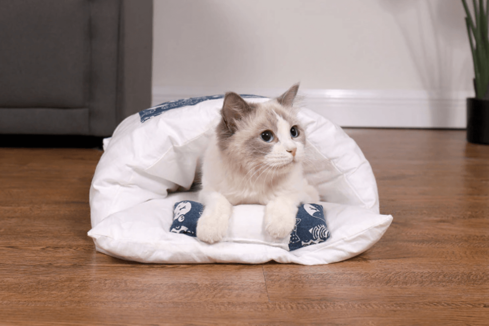 Mysig Kattesovepose för Trygg och Varm Sövn