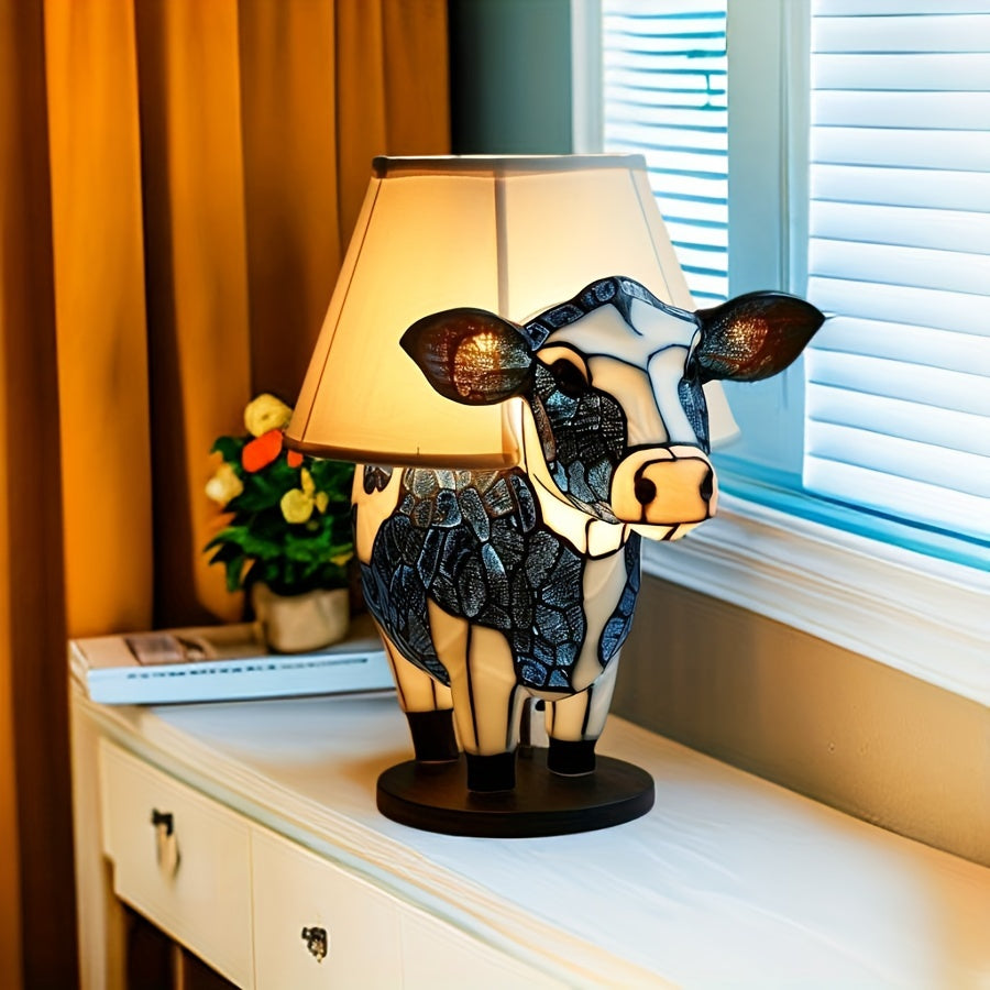 Kreativ Bordslampa: Mysig Kuformet Ljus för Barn och Hem