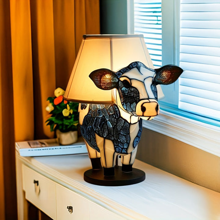 Kreativ Bordslampa: Mysig Kuformet Ljus för Barn och Hem