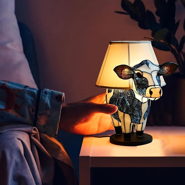 Kreativ Bordslampa: Mysig Kuformet Ljus för Barn och Hem