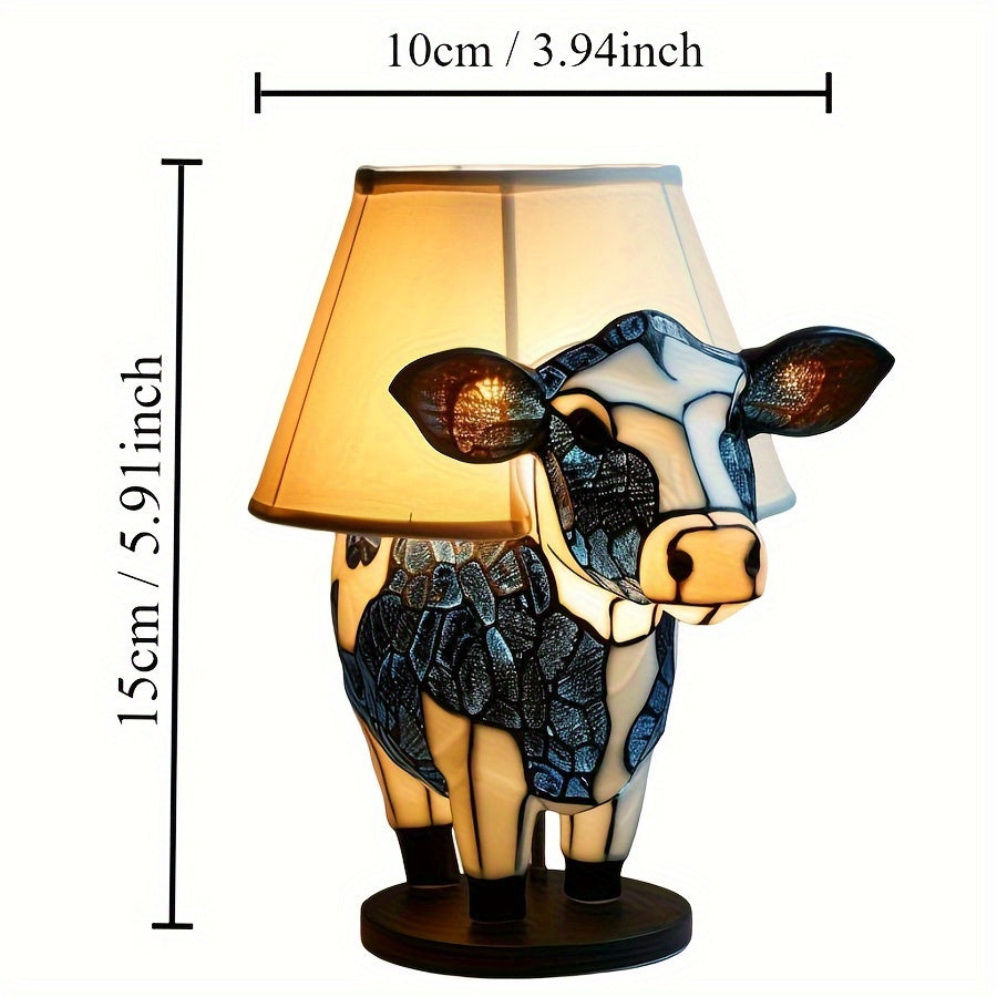 Kreativ Bordslampa: Mysig Kuformet Ljus för Barn och Hem