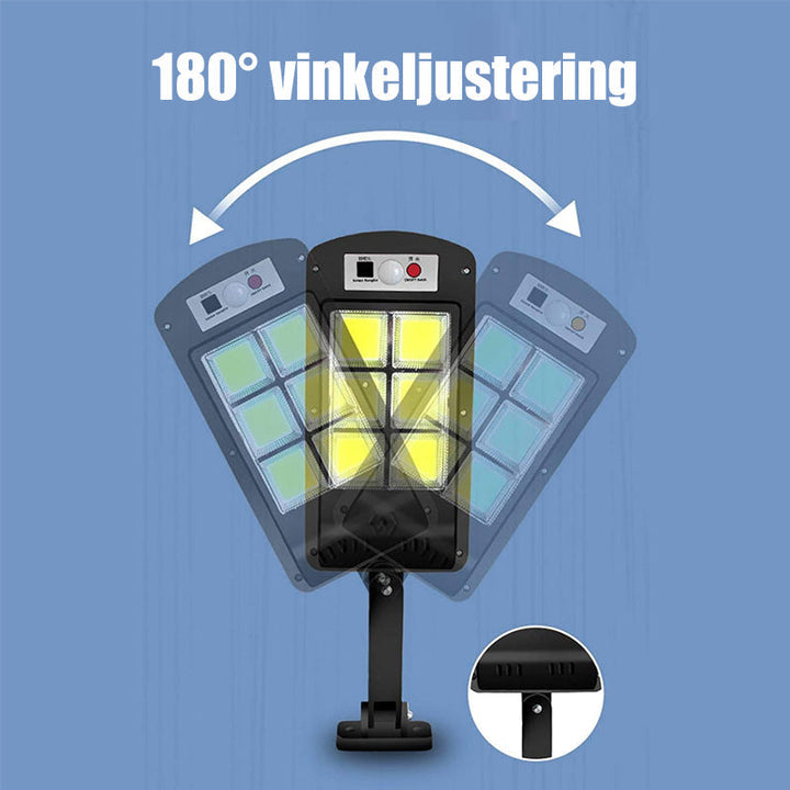 Utomhus Solcelle LED Lampa - Bevegelsessensor | 200W