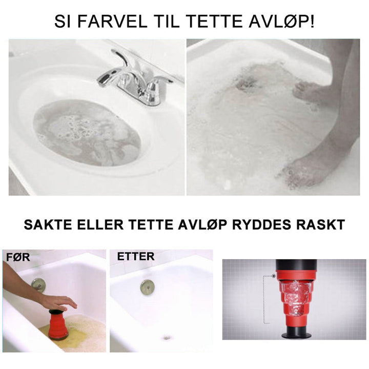 Rörrens för olika avlöp - Kraftfull avlöpsrenser