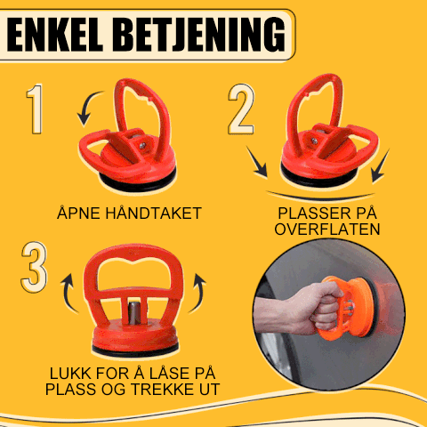 Bil Bulkreparasjon Verktyg - Kraftfull Sugkopplöfter