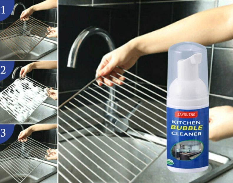 Kraftfull Kök Rengöringsskum för Fett och Smuss