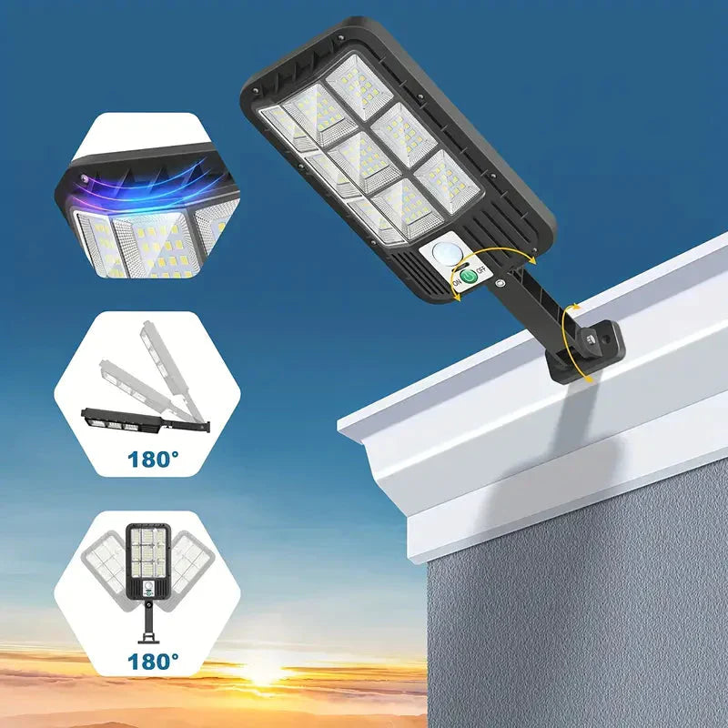 Kraftfull Utomhus Solar Flomlys med Bevegelsessensor och 5000 Lumen