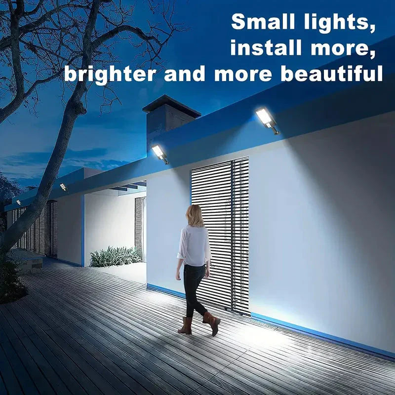 Kraftfull Utomhus Solar Flomlys med Bevegelsessensor och 5000 Lumen