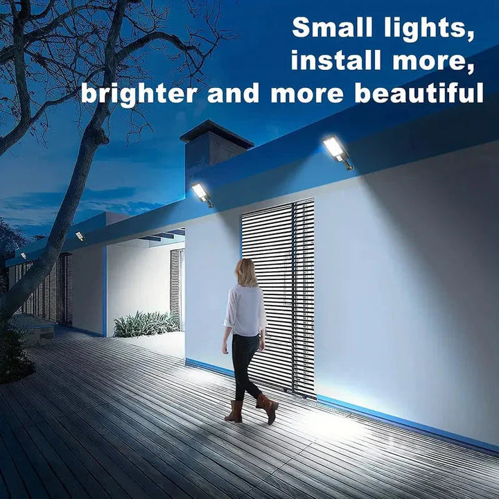 Kraftfull Utomhus Solar Flomlys med Bevegelsessensor och 5000 Lumen