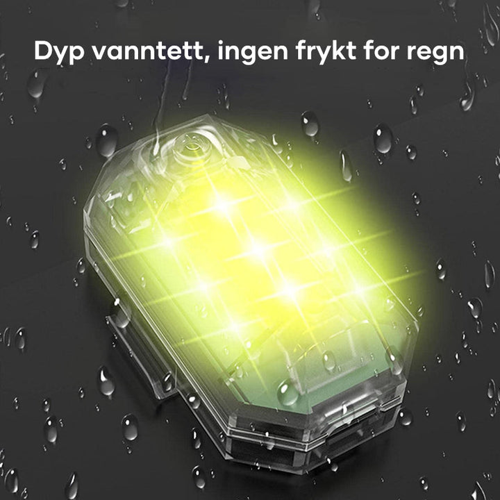 Hög lysstyrke LED Strobelys - Trådlös och Vattentät
