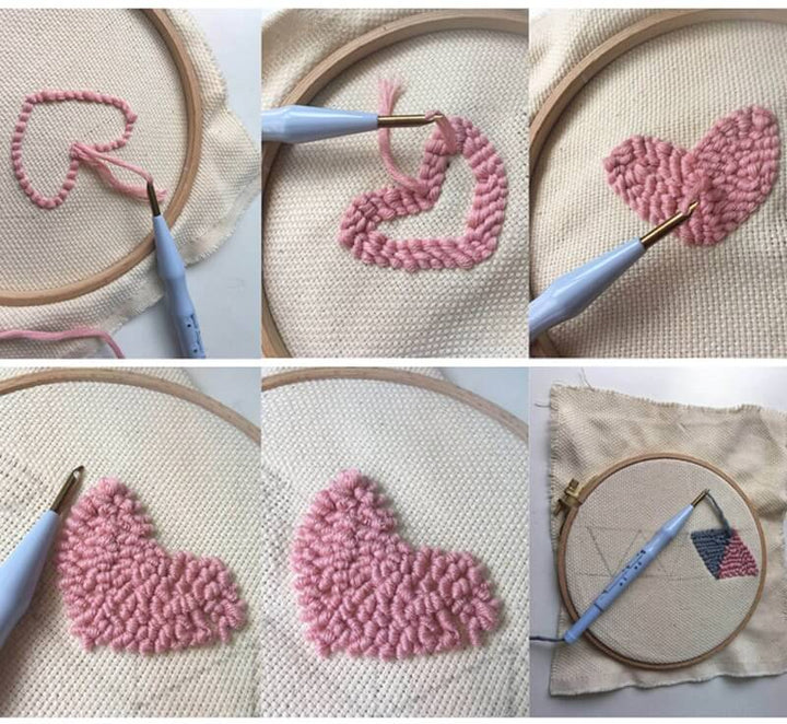 Kreativ Broderi Punch Nål för Unika Håndverk – Enkel &amp; Göy