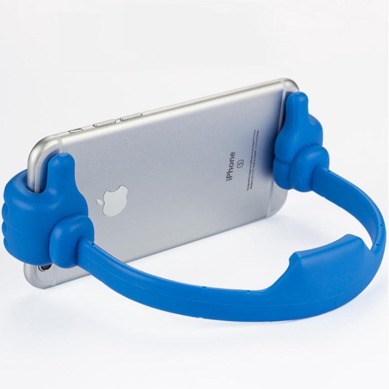 Kreativ Mobilholder med Tommel Upp | Justerbar och Universell