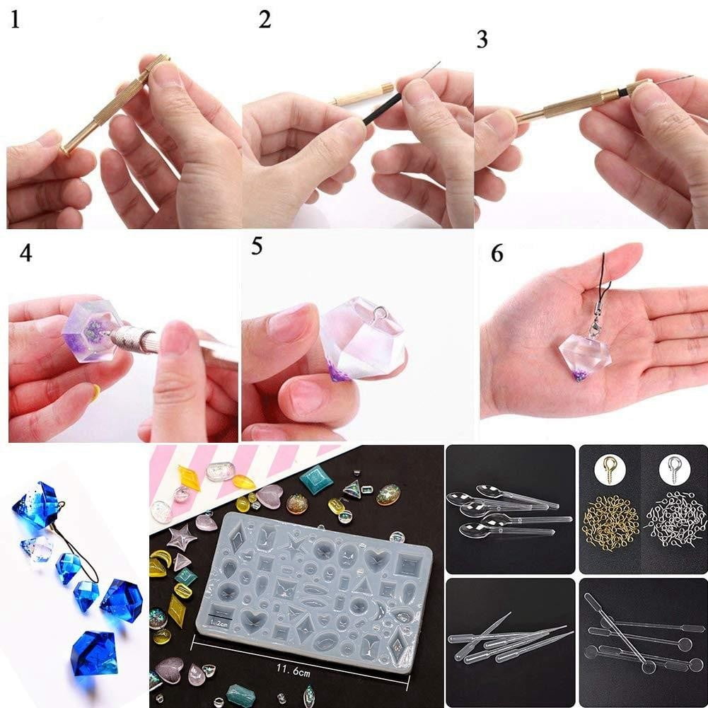 Kreativt DIY Harpiksformsett för Unika Smykker