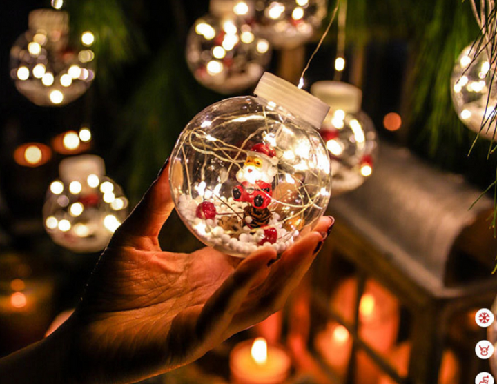 Kuleformede Julelys för Magisk Feststemning – Varm eller Lila