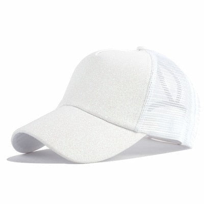 Kvinnor Rotete Hårtopp Baseballcaps med Hestehaleåpning