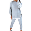 Kvinna Bekvämt Loungewear Set - Oversized Sweatshirt & Joggers