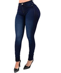 Shaping-jeans för Kvinnor med Hög Midja