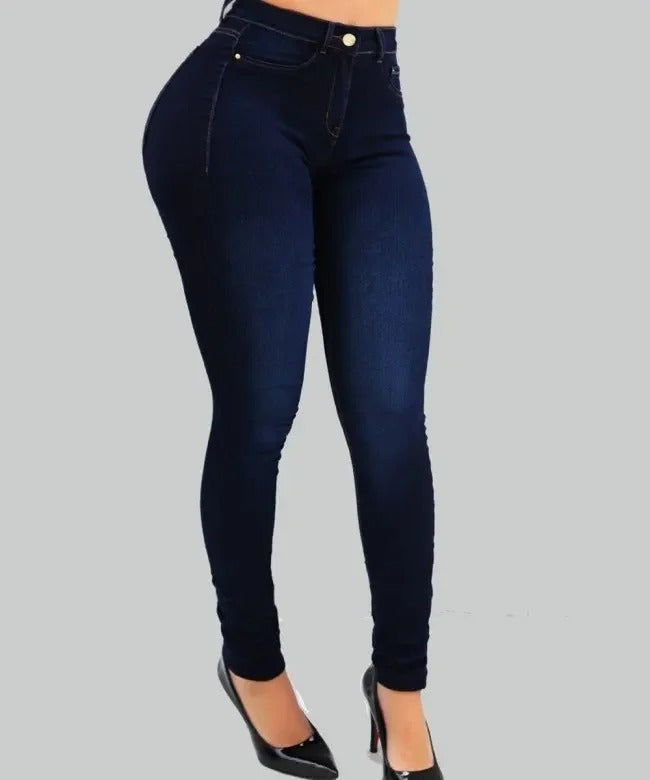 Shaping-jeans för Kvinnor med Hög Midja