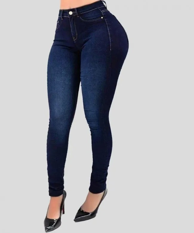 Shaping-jeans för Kvinnor med Hög Midja