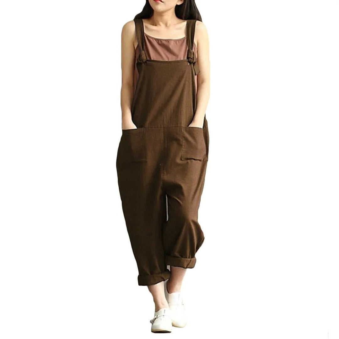Kvinnor Lös och Bekväm Harem Jumpsuit för Vardag