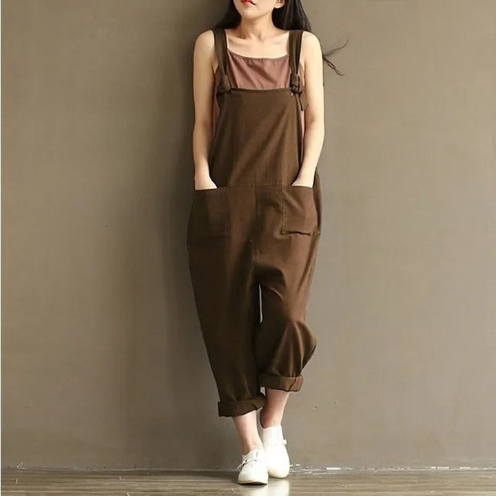 Kvinnor Lös och Bekväm Harem Jumpsuit för Vardag