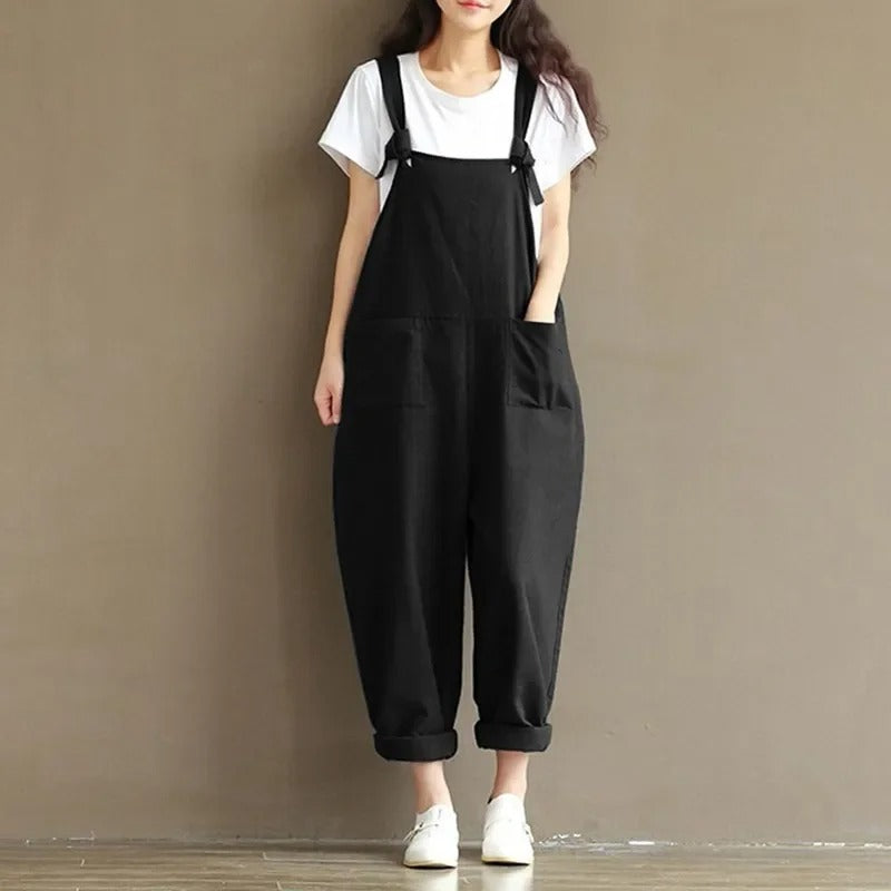 Kvinnor Lös och Bekväm Harem Jumpsuit för Vardag