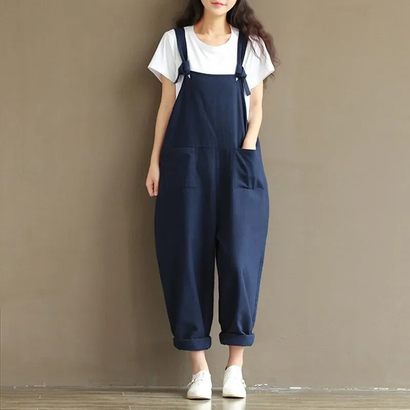 Kvinnor Lös och Bekväm Harem Jumpsuit för Vardag