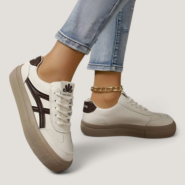 Kvinnor Andningsbar Sneakers med Komfort och Extra Stöd
