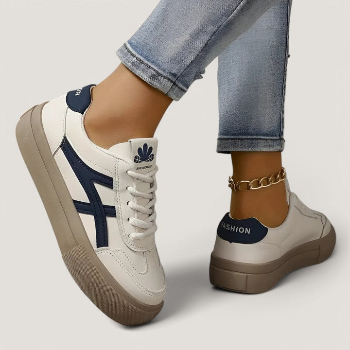 Kvinnor Andningsbar Sneakers med Komfort och Extra Stöd