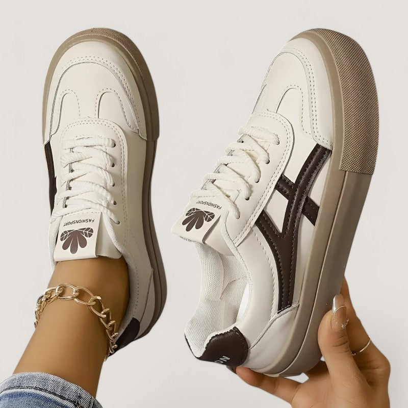 Kvinnor Andningsbar Sneakers med Komfort och Extra Stöd