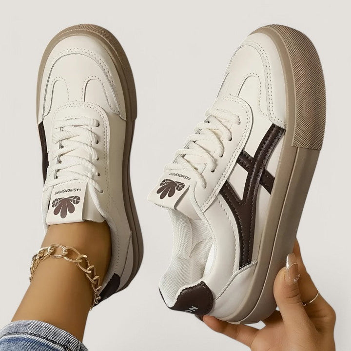 Kvinnor Andningsbar Sneakers med Komfort och Extra Stöd