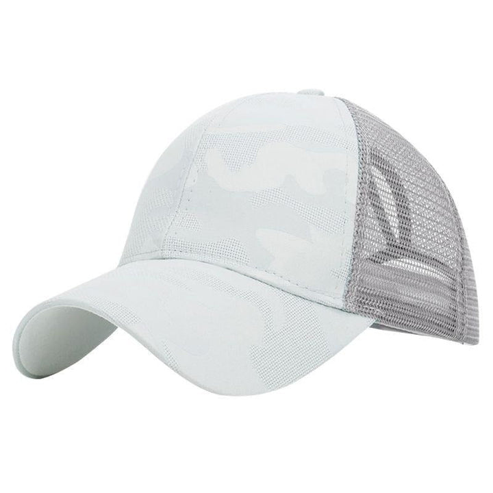 Dam Baseballcap med Kabelhull och Borrelås