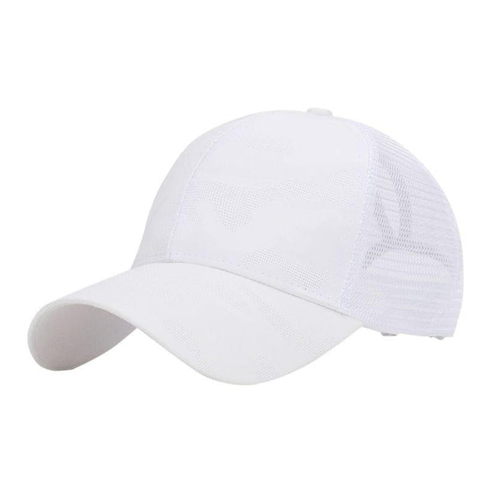 Dam Baseballcap med Kabelhull och Borrelås