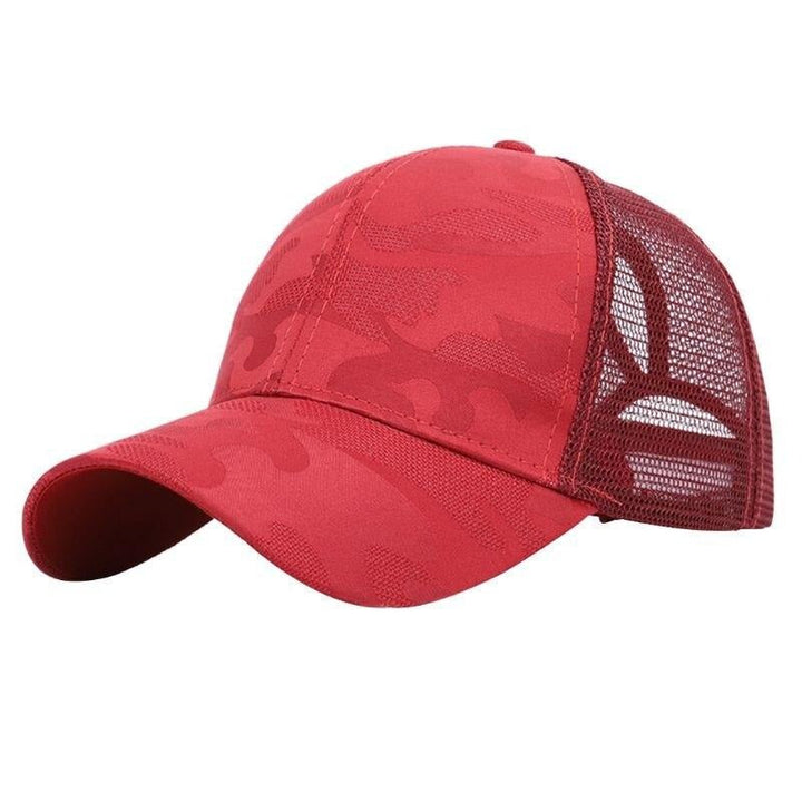 Dam Baseballcap med Kabelhull och Borrelås