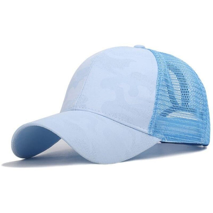 Dam Baseballcap med Kabelhull och Borrelås