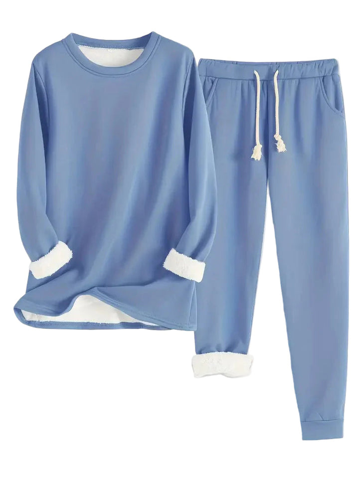 Dam Bekväma Tvådelad Loungewear Set – Komfort &amp; Stil Hemma
