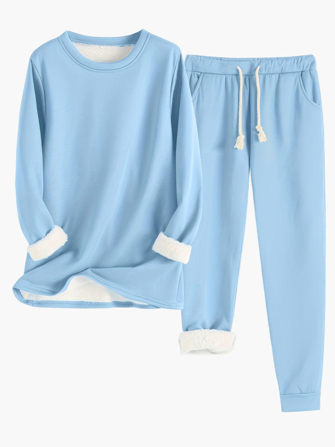 Dam Bekväma Tvådelad Loungewear Set – Komfort &amp; Stil Hemma