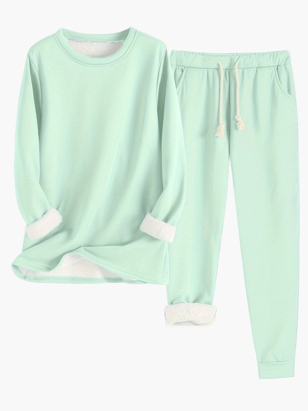 Dam Bekväma Tvådelad Loungewear Set – Komfort &amp; Stil Hemma