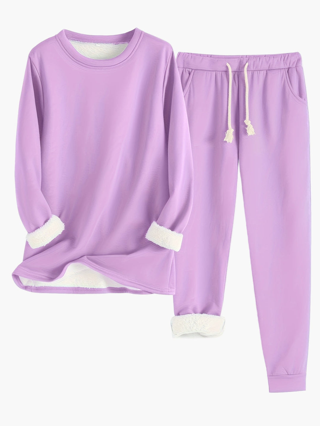 Dam Bekväma Tvådelad Loungewear Set – Komfort &amp; Stil Hemma
