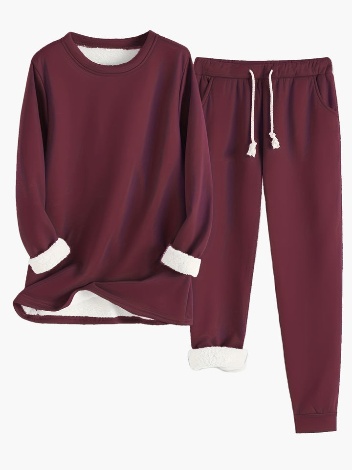 Dam Bekväma Tvådelad Loungewear Set – Komfort &amp; Stil Hemma