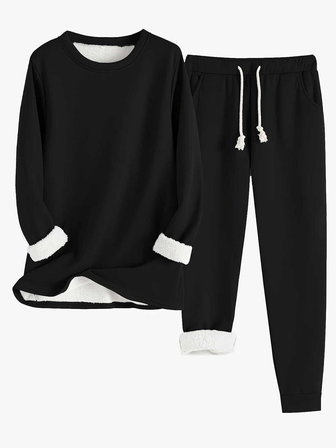 Dam Bekväma Tvådelad Loungewear Set – Komfort &amp; Stil Hemma