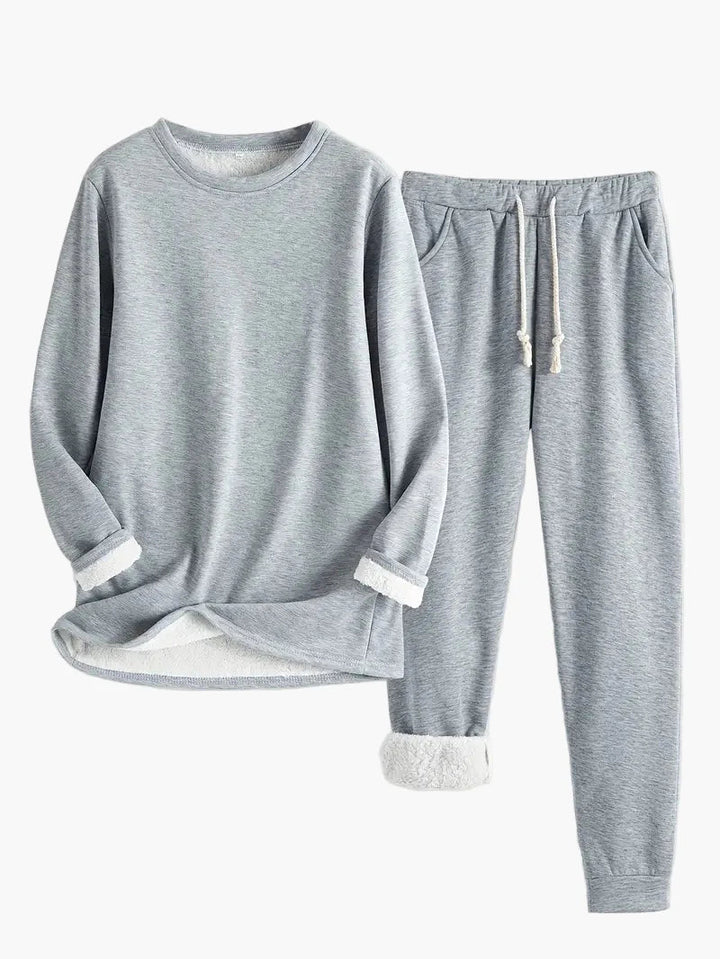 Dam Bekväma Tvådelad Loungewear Set – Komfort &amp; Stil Hemma