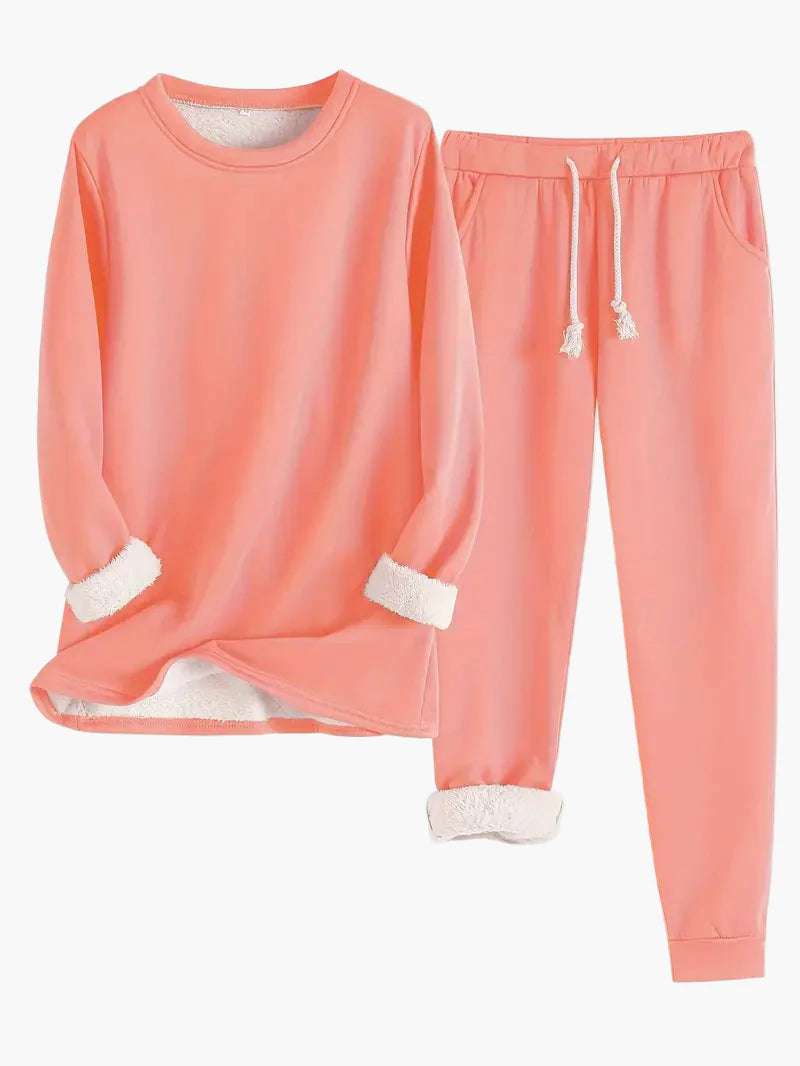 Dam Bekväma Tvådelad Loungewear Set – Komfort &amp; Stil Hemma
