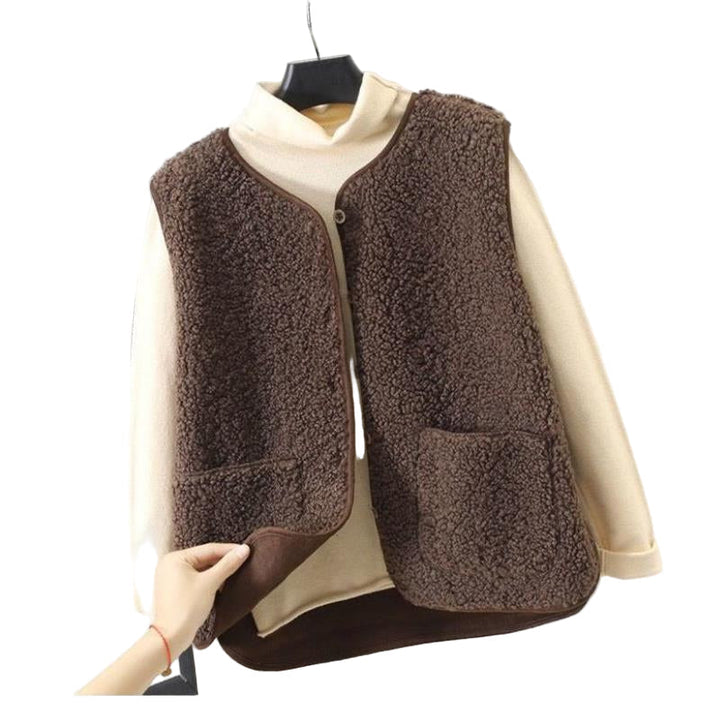 Dam Varm Knytevarm Väst i Mjuk Fleece