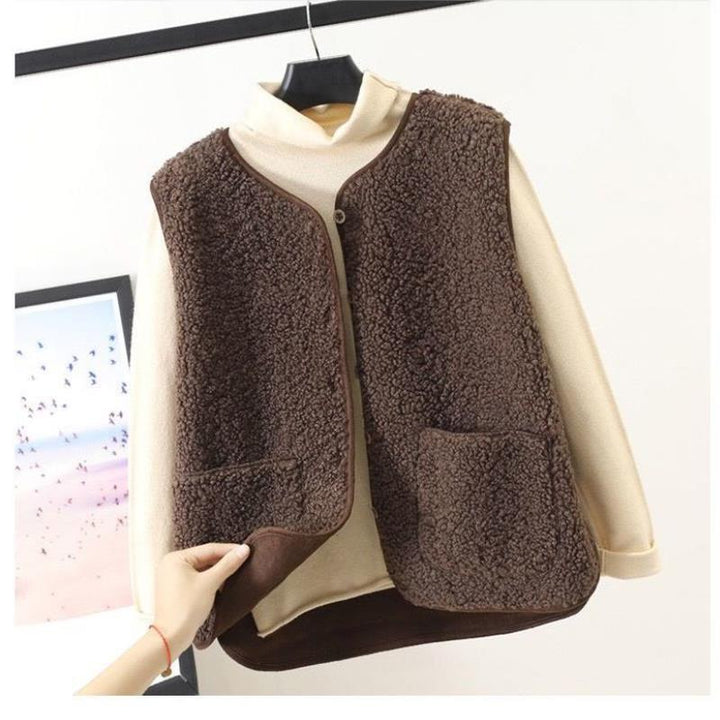 Dam Varm Knytevarm Väst i Mjuk Fleece