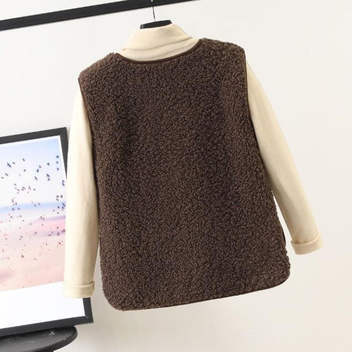 Dam Varm Knytevarm Väst i Mjuk Fleece